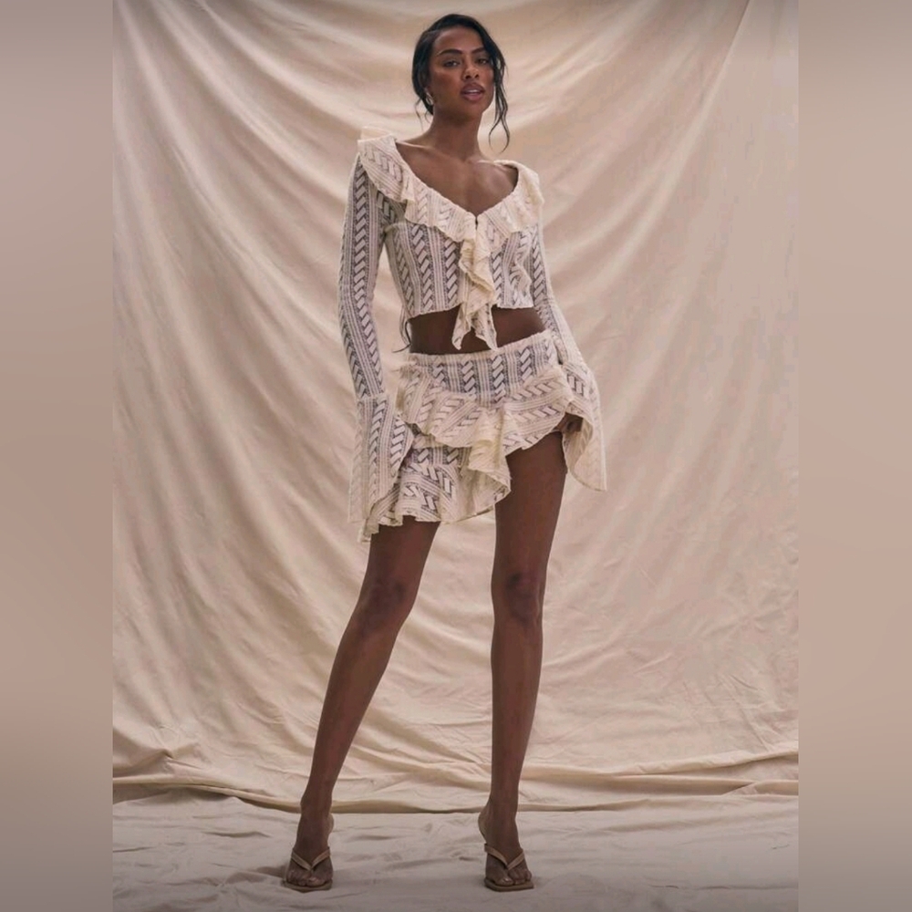 Boho Cream  Two-Piece Set